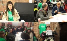 Montage of GMCDP members meeting