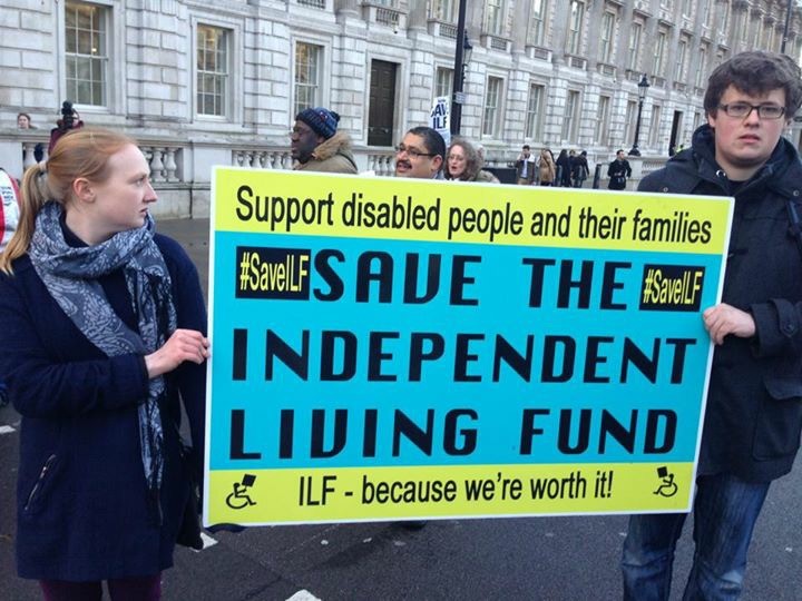 Independent Living Fund demonstration, London 2015